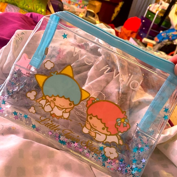LAST ONE Little Twin Stars Cosmetic Pouch - Picture 2 of 2
